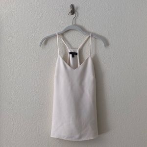 Banana Republic Petite Cream Spaghetti Strap V-Neck Blouse Size XS